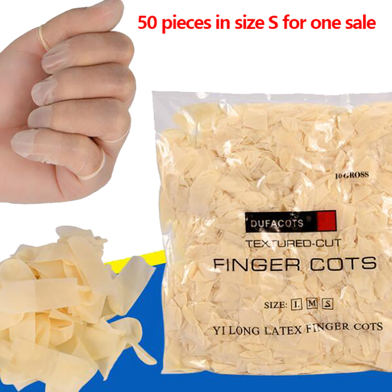 50pcs/pack Disposable Latex Fi - Latex Disposable Glove 评论和价格