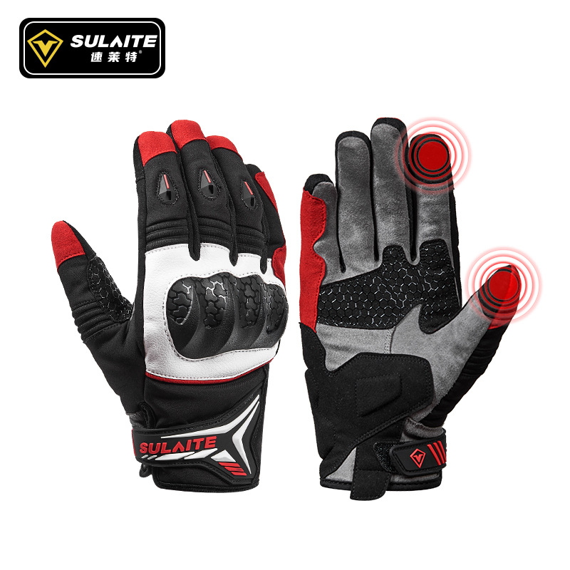 SULAITE Motorcycle Gloves Men  - Motorcycle Glove Knuckle 评论和价格