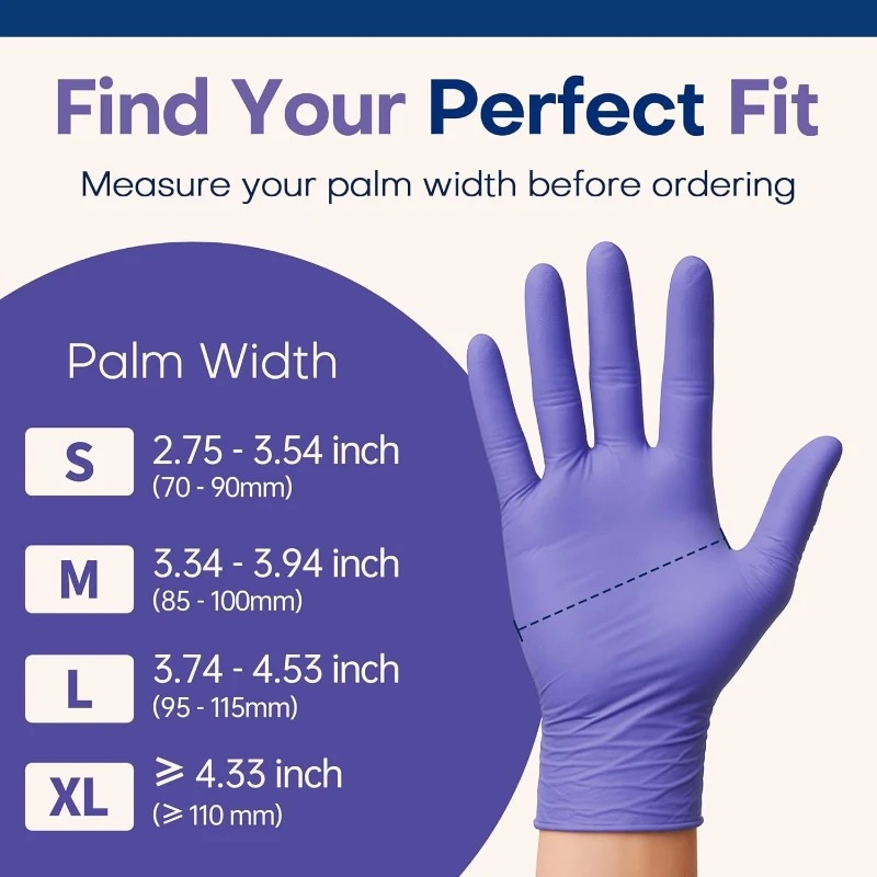 Soft Max Purple Nitrile Gloves - Exam Glove Nitrile 评论和价格