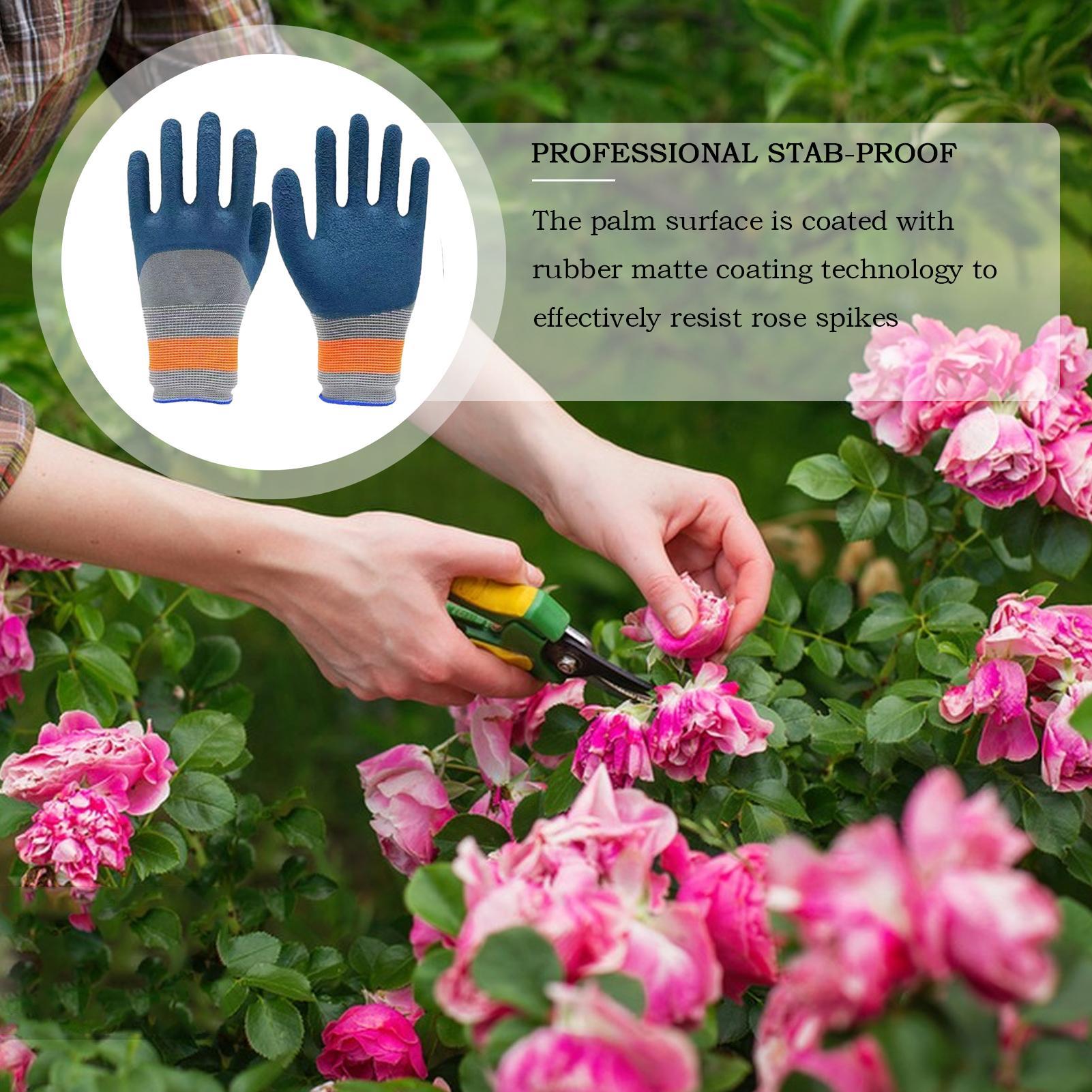 1Pair of Gardening Gloves Rubb - Gardening Glove Waterproof 评论和价格