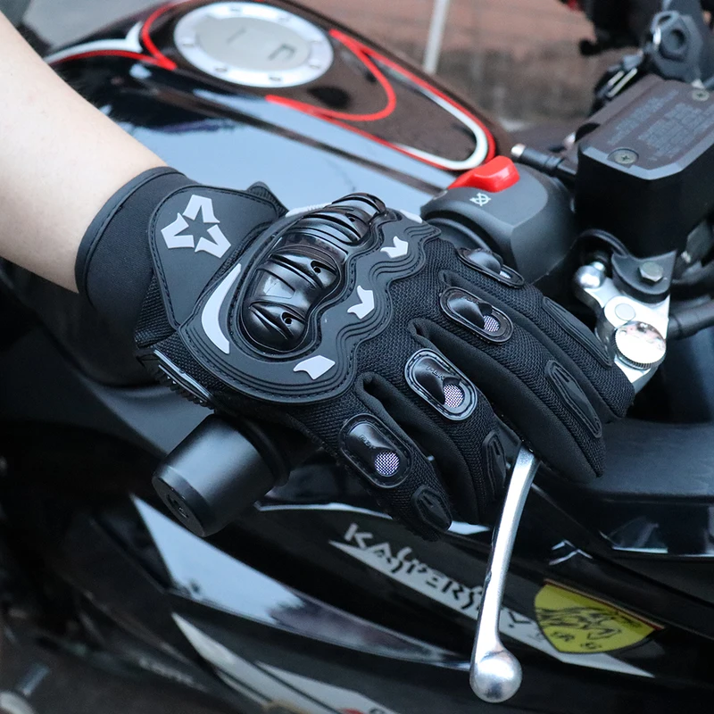 Touch Full-Finger Motorcycle R - Motorcycle Glove Knuckle 评论和价格
