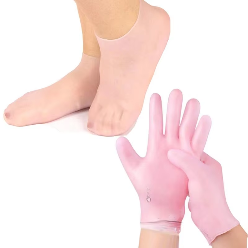 1Pair Silicone Foot Care Socks - Latex Disposable Glove 评论和价格