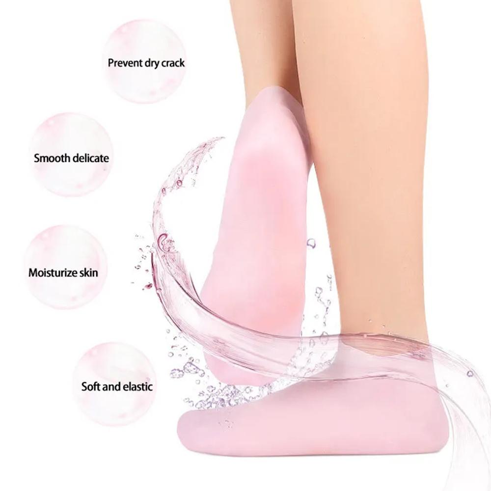 1Pair Silicone Foot Care Socks - Latex Disposable Glove 评论和价格