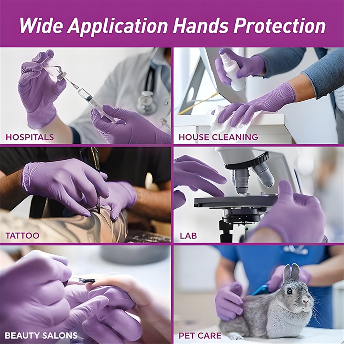 High Quality 100pcs Nitrile Ex - Exam Glove Nitrile 评论和价格