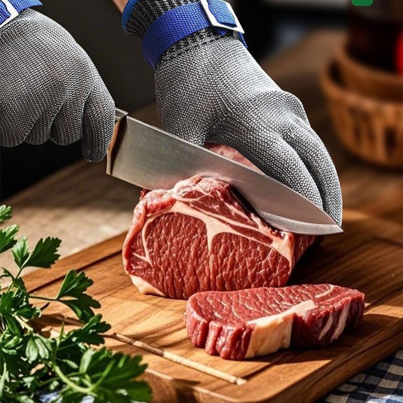 Anti-cut Mesh Metal Glove Safe - Cut Resistant Glove 评论和价格